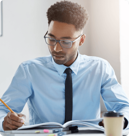 man with computer